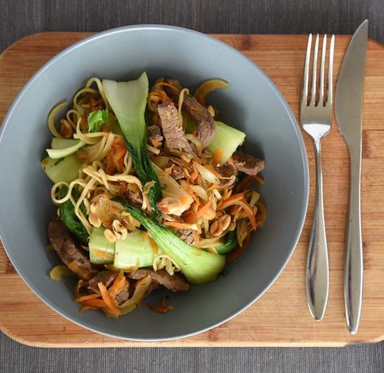Stir-fry Beef with Asian Greens
