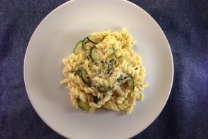 Courgette, Lemon and Mascarpone Pasta with Parmesan