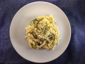 Courgette, Lemon and Mascarpone Pasta with Parmesan
