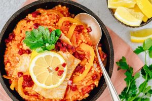 Spanish Fish Stew with Giant Couscous