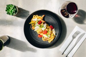 CIRCA - Burrata, Wild Mushroom, Heirloom Tomato Pasta