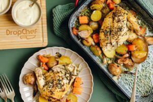 Speedy French Roast Chicken with Vegetables