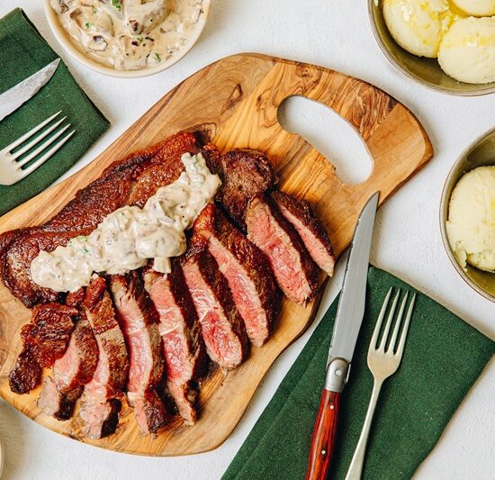 Irish Steak with O'Sheas Farm Truffled Mashed