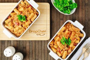 Spicy Sausage & Cream Cheese Rigatoni