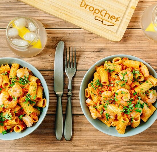 Cajun King Prawn Rigatoni with Hot Honey