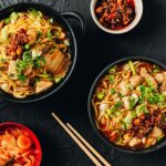 Korean-Style Chicken & Kimchi Ramen with Chilli Rayu