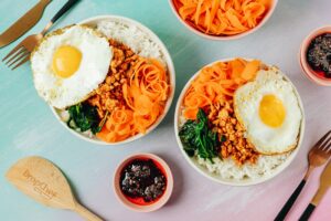 Korean-Style Turkey Bibimbap with Chilli Rayu