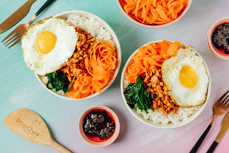 Korean-Style Turkey Bibimbap