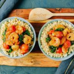 Creamy Prawn & Spinach Curry with Brown Rice