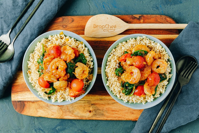 Creamy Prawn & Spinach Curry
