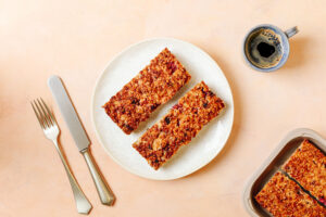 Raspberry & White Chocolate Baked Oats