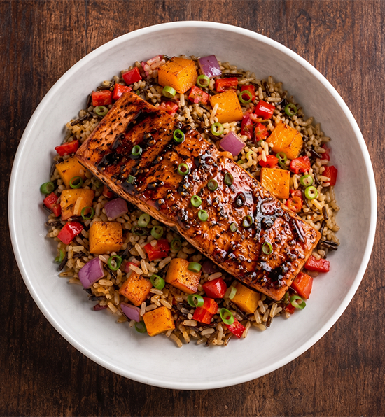 Balsamic Salmon Salad
