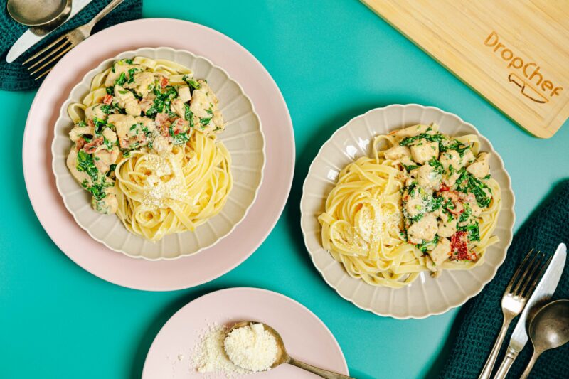 Creamy Tuscan Chicken Tagliatelle
