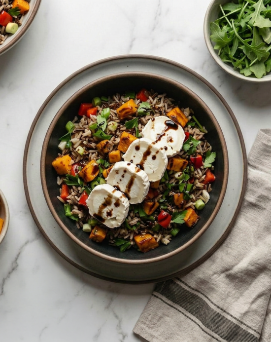 Goats Cheese & Wild Rice Salad