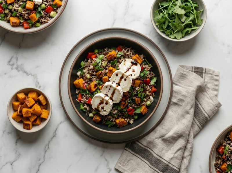 Goats Cheese & Wild Rice Salad