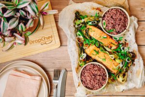 Honey Soy Salmon with McCormacks Farm Pak Choi