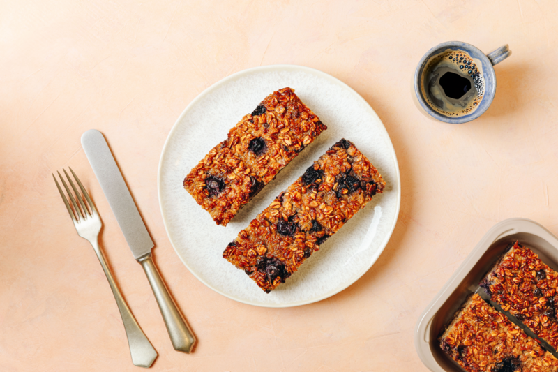 Lemon & Blueberry Baked Oats