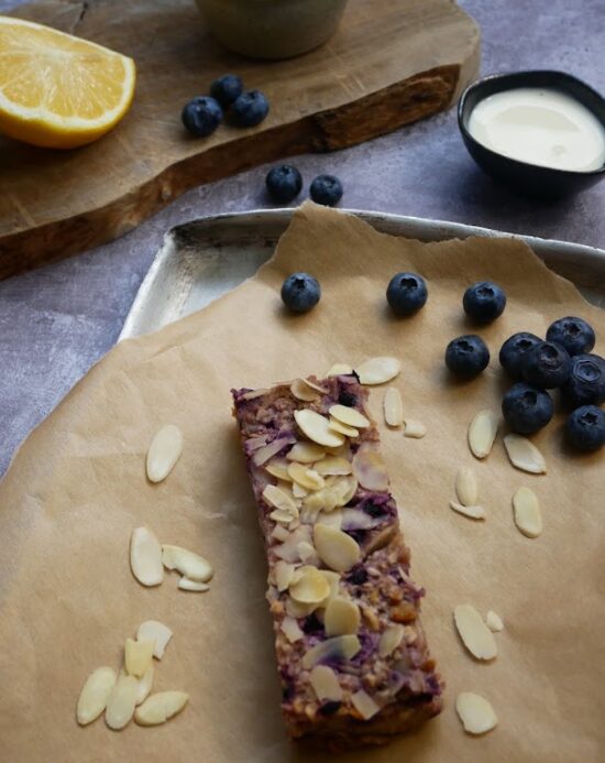 Lemon & Blueberry Baked Oats