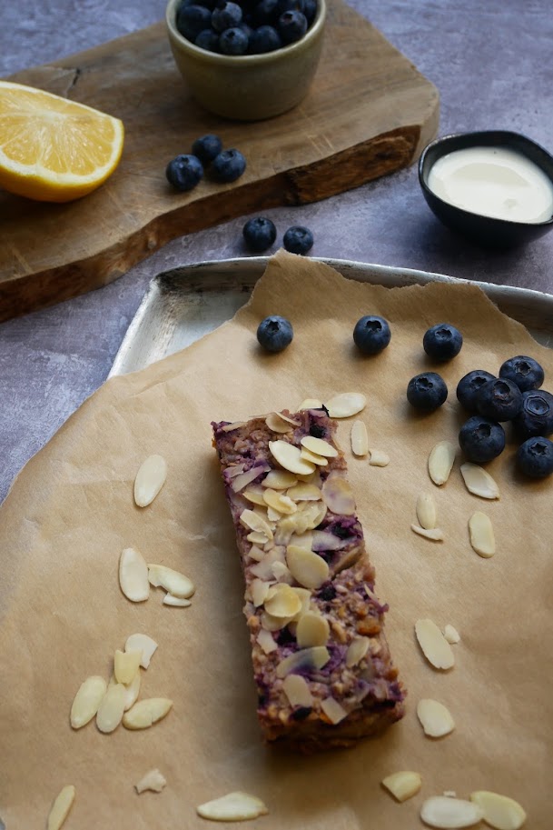 Lemon & Blueberry Baked Oats