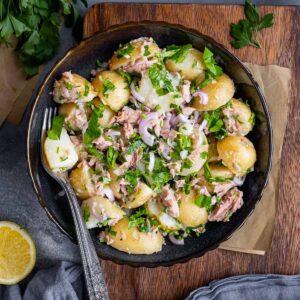 Tuna Mayo & Balsamic Baby Potato Salad