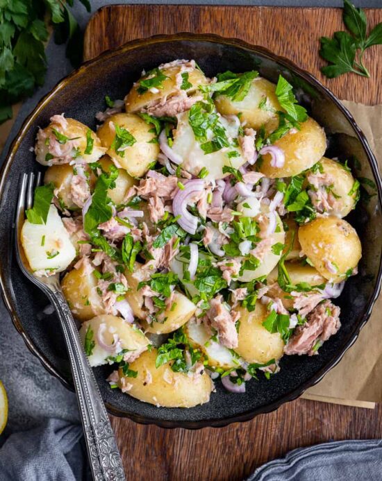 Tuna Mayo & Balsamic Baby Potato Salad