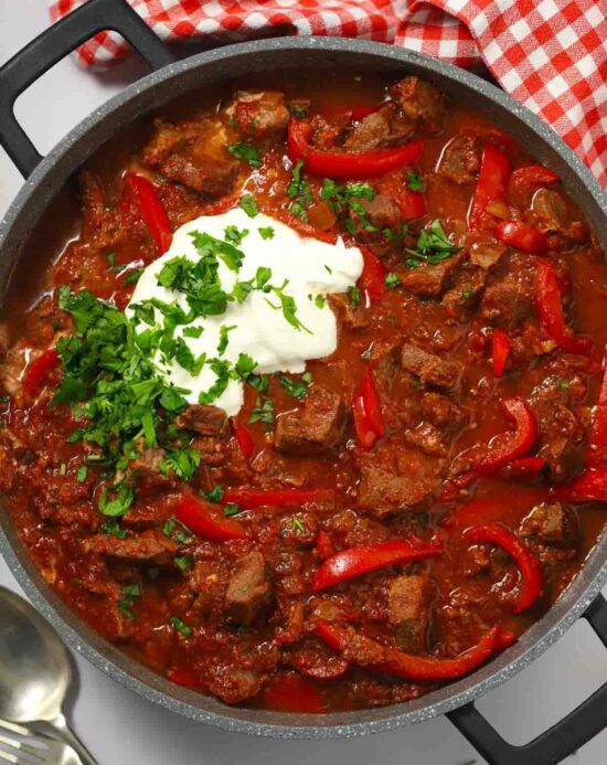 Beef Goulash & Roast Potato