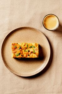 Halloumi, Spinach & Cranberry Frittata