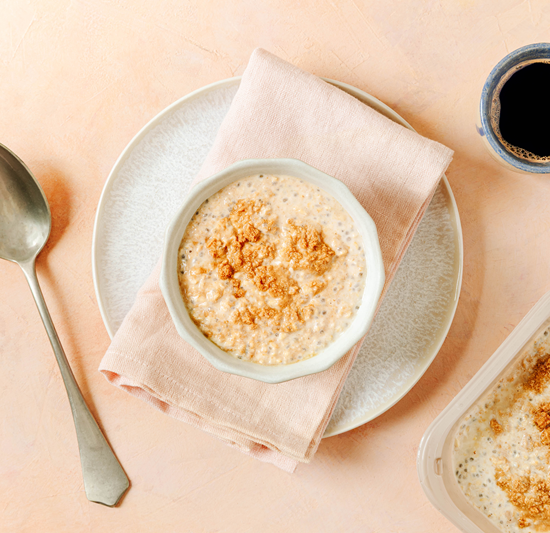 Biscoff Protein Overnight Oats