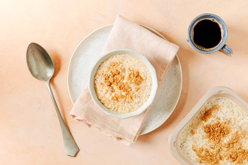 Biscoff Protein Overnight Oats