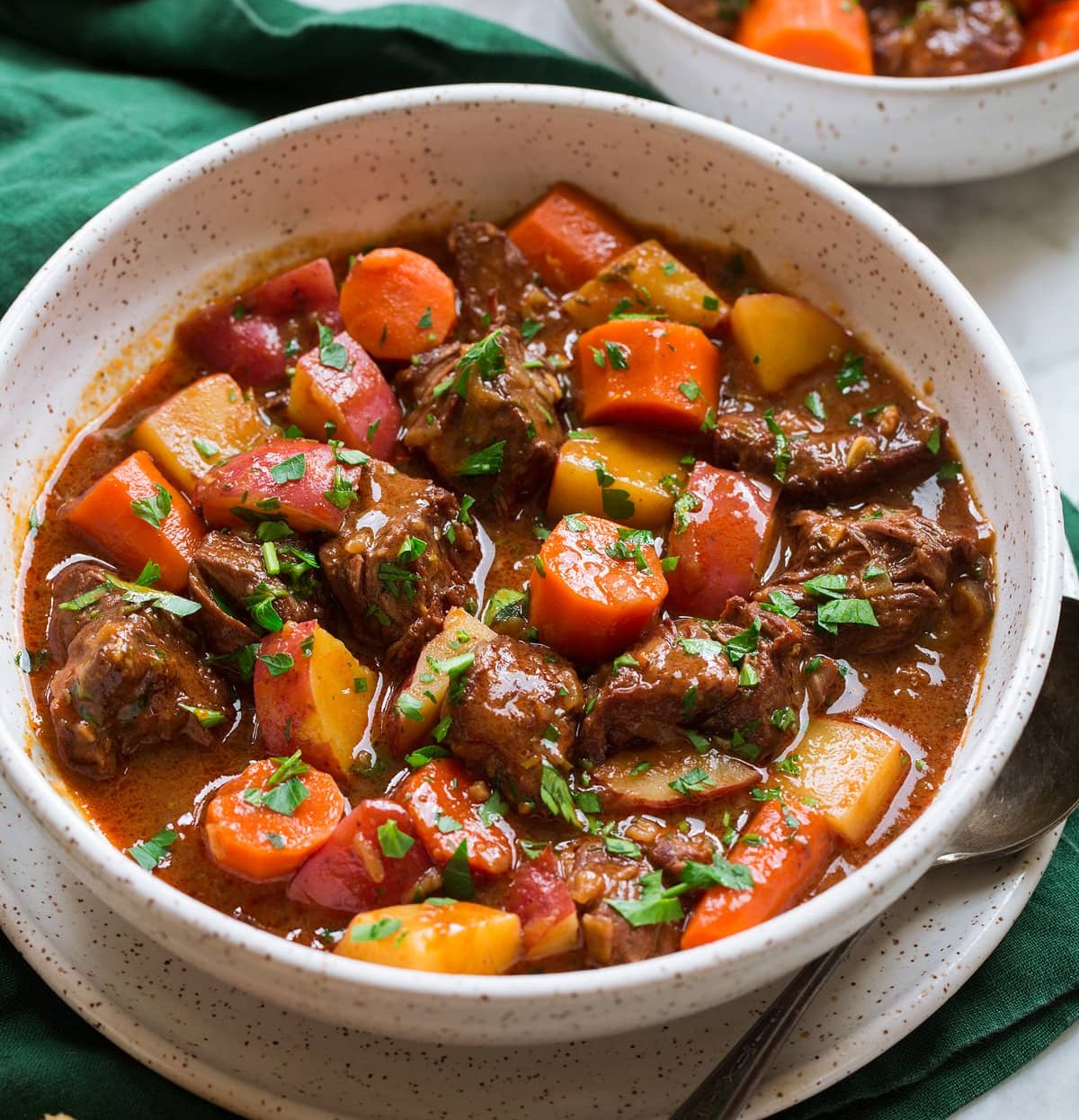 Lamb Stew & Potato Roasties