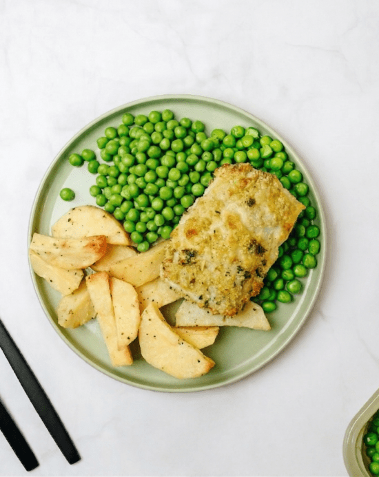 Pan Fried Hake, Rough Cut Chips & Tartar Sauce