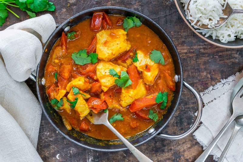 Goan Fish Curry & Basmati Rice