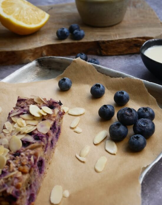 Lemon & Blueberry Baked Oats