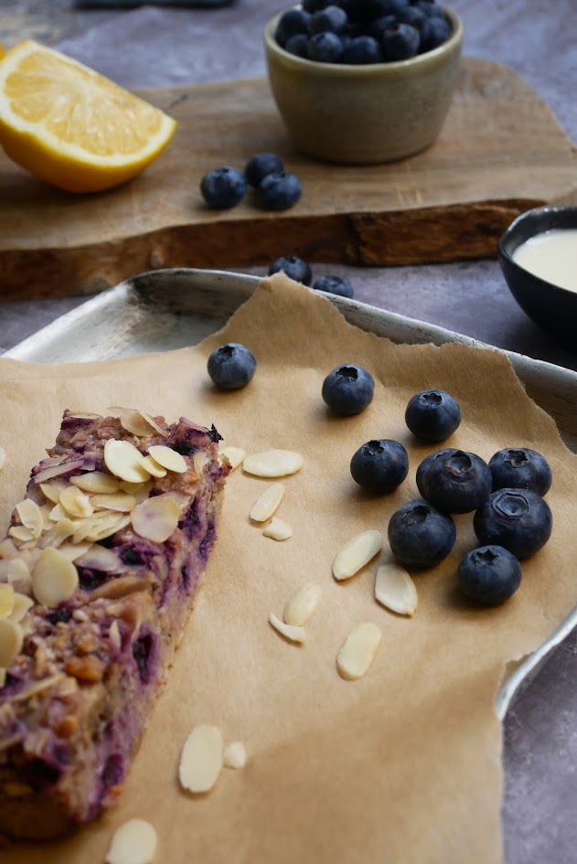 Lemon & Blueberry Baked Oats