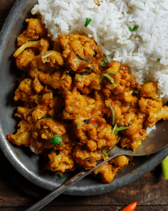 Roasted Caulflower Korma & Basmat Rice