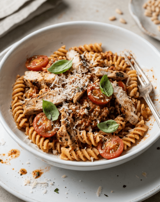 Sicilian Pesto Pasta & Chicken
