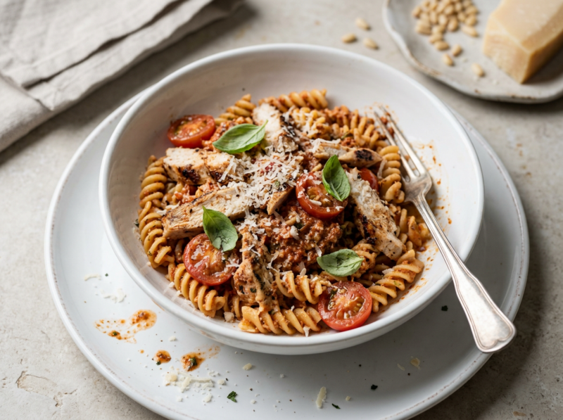 Sicilian Pesto Pasta & Chicken