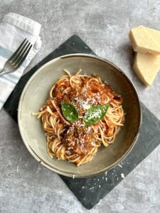 Irish Beef Polpette Con Spaghett