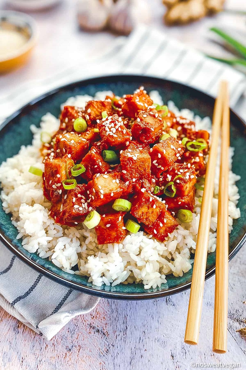 Szechuan Tofu & Basmati Rice