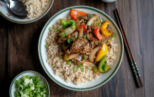 Teriyaki Beef & Mixed Rice