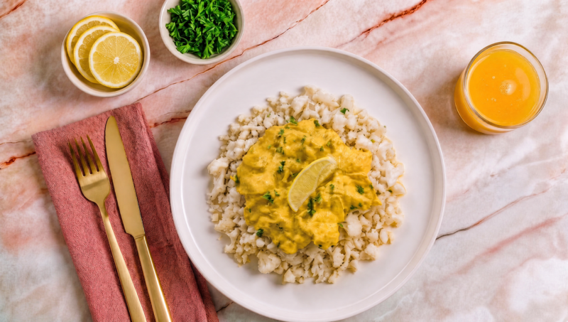Thai Yellow Chicken Curry & Cauli Rice