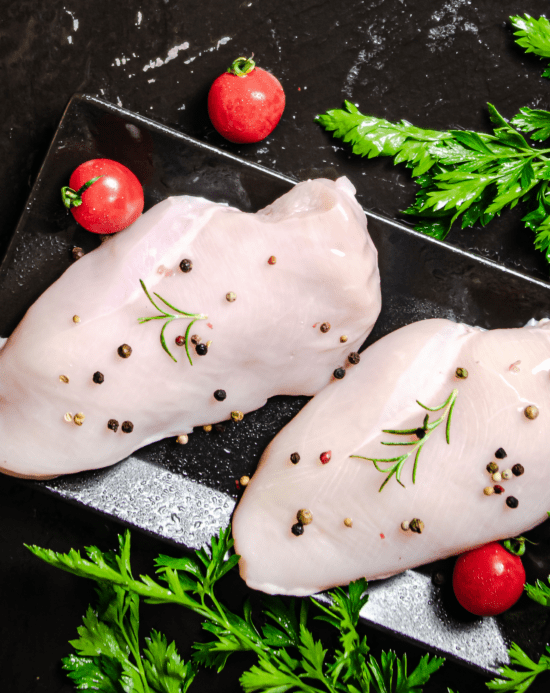 raw chicken